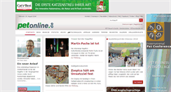 Desktop Screenshot of petonline.de