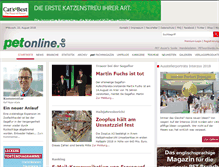Tablet Screenshot of petonline.de